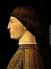 Piero Della Francesca Canvas Paintings - Sigismondo Pandolfo Malatesta